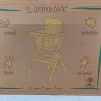 Seggiolone in legno Foppapedretti