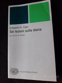 E.H.Carr, Sei lezioni sulla storia,  Einaudi