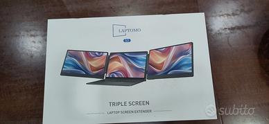 S3 Laptop Screen Extender, 14'' Triple Portable Mo