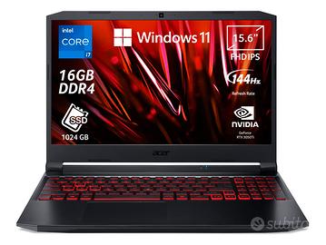 Portatile Gaming Acer Nitro 5 AN517 IntelCore I7