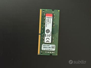 8gb ram ddr4 pc4 so-dimm Kingston 2400MT/s (laptop