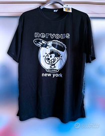 T-Shirt "Nervous Records NY" XXL + Sticker
