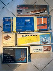 Set modellismo da costruire anni 60-70 in legno