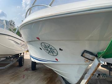 Barca open QUICKSILVER 555 commander+MERCURY 40 cv