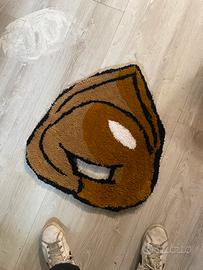 Tappeto tortellino , Bologna tufting fatto a mano