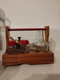 set olio aceto sale e pepe