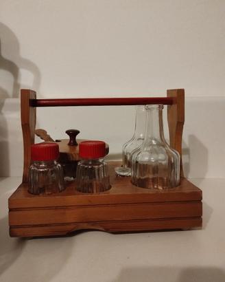set olio aceto sale e pepe