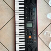 Tastiera musicale CASIO SA77 rosa con custodia