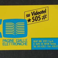 CARTA TELEFONICA SIP OMAGGIO PAG. GIALLE ELETTRONI