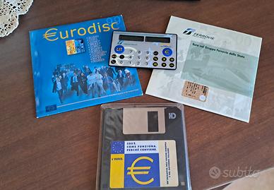 Calcolatrice, Floppy & CD Commissione Europea

