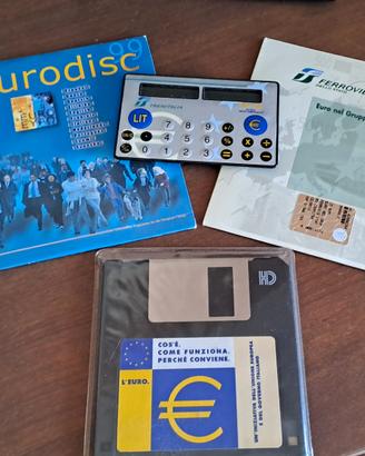 Calcolatrice, Floppy & CD Commissione Europea


