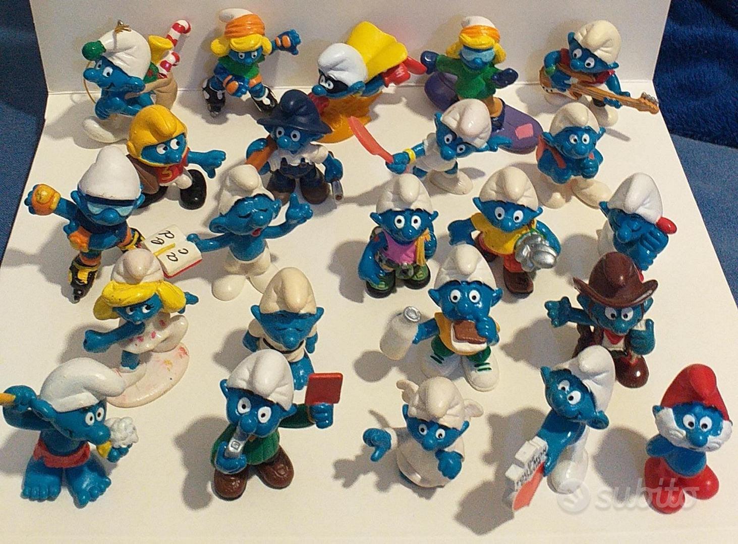 Lotto 23 Puffi Smurfs vari misti anni 8090 Collezionismo In vendita