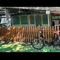 Veranda per roulotte italtende verde acqua