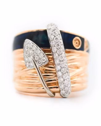 Anello La Nouvelle Bague oro e diamanti