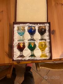 Bicchierini in vetro di Murano