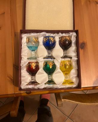 Bicchierini in vetro di Murano
