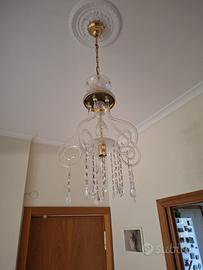 Lampadario in cristallo (dispnobili 2 pezzi)