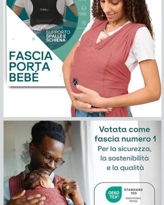 Fascia porta bebè bordeaux- Koala Babycare