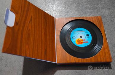 Sottobicchieri retrò a forma di dischi in vinile