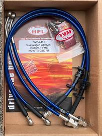 4 Tubi in treccia HEL VW Golf MK7 multilink + FME