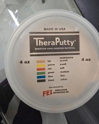 Theraputty Plastilina per fisioterapia mani