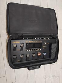 Multieffetto Boss gt100 con borsa thomann