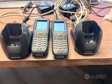 Lettore bar code datalogic memor completo di culla