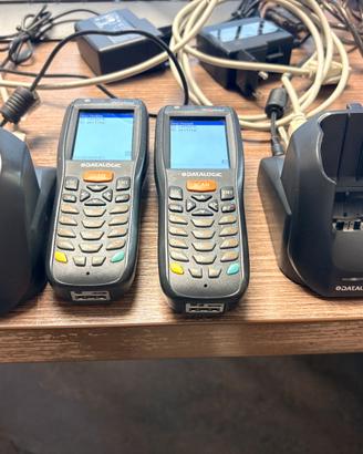 Lettore bar code datalogic memor completo di culla