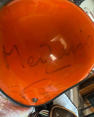 Casco d epoca auografato A.Merzario