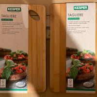 Taglieri bamboo in coppia - misure 30x21 h.0,8 cm