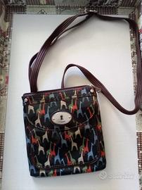 FOSSIL tracolla piatta allegra fantasia