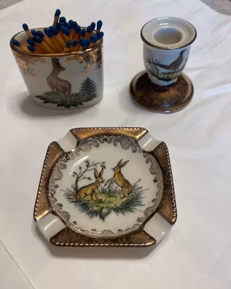 Set da fumo vintage Bavaria Retsch & Co anni 50 -