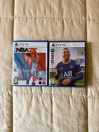 NBA 2k22 e FIFA22 Play Station 5