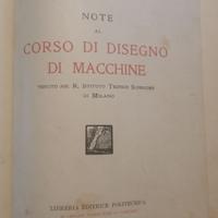 Note al corso di disegno di macchine del 1920