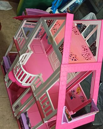 casa di Barbie+ macchina 500