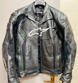 GIUBBOTTO MOTO ALPINESTAR PELLE UOMO. Tg 56