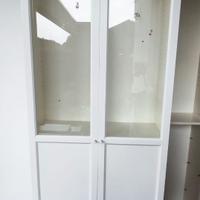 Libreria IKEA BILLY bianca con ante e prolunga