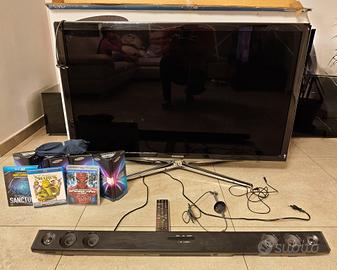  Set Home Cinema 3D:  tv Samsung 46" Slim 