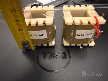 Coppia induttanze 0,15mH avvolte in aria