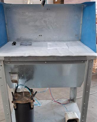 Banco incollaggio spruzzo Intercom B7 