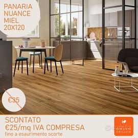 Gres porcellanato effetto legno Nuance Miel