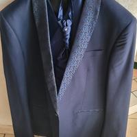 completo abito uomo cerimonia blù regale 