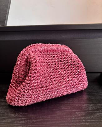 Pochette-clutch all’uncinetto