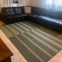 Tappeto da salotto 200x300 con sfumature verdi