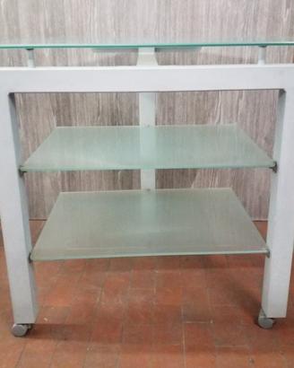 CARRELLO in METALLO e CRISTALLO