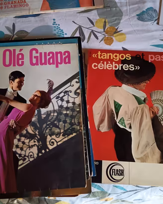 Dischi vinili long playing musica latina