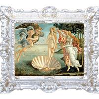 VENERE DI BOTTICELLI STAMPA SU CARTA CORNICE 45X37