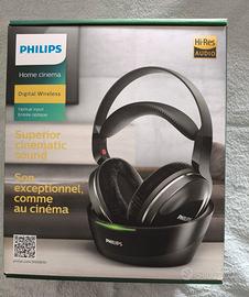 CUFFIE PHILIPS WIRELESS TV SHD8850 NERE 30 MT
