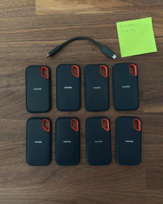 8x SanDisk Extreme Portable SSD 2TB