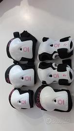 Ginocchiere bambini kit protezione bici e pattini